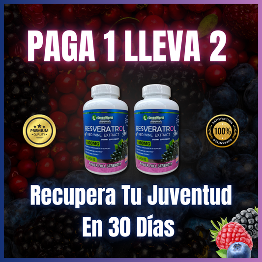 2x1 RESVERATROL REJUVENECEDOR